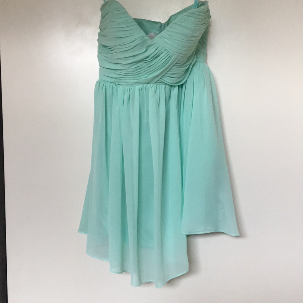 Mint green dress